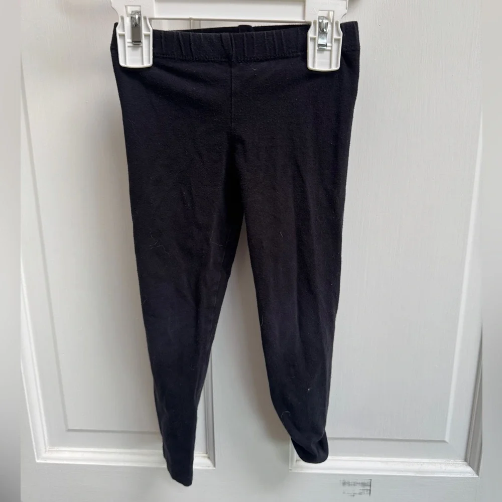 The Children's Place 3T Girls Black Cotton Stretch Leggings Pants